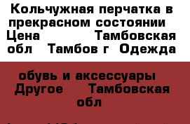 Кольчужная перчатка в прекрасном состоянии › Цена ­ 6 500 - Тамбовская обл., Тамбов г. Одежда, обувь и аксессуары » Другое   . Тамбовская обл.